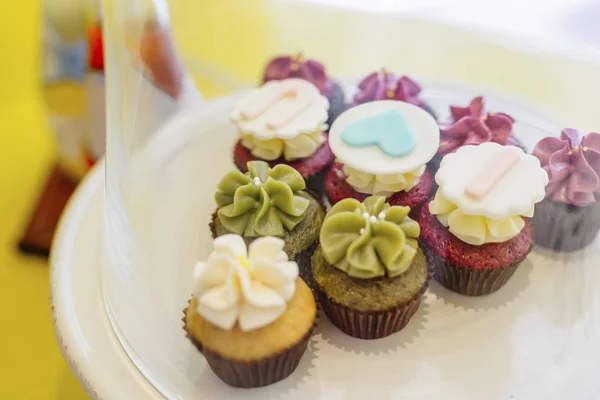 Zoete cup cakes — Stockfoto