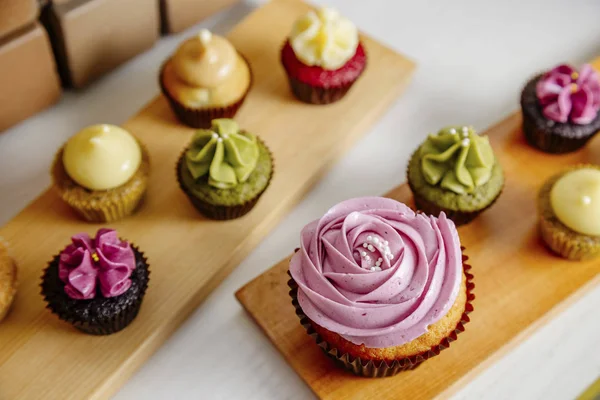 Zoete cup cakes — Stockfoto