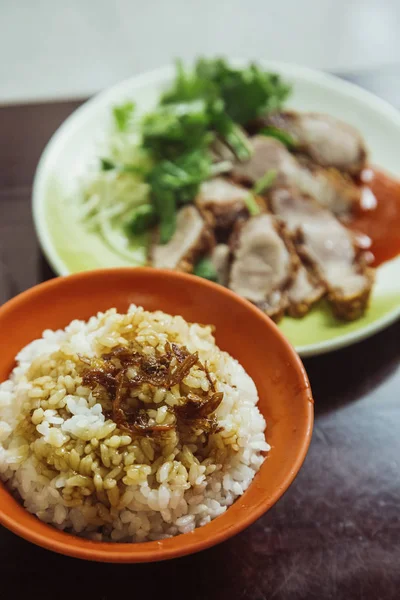 Braised pork rice — Stock Photo, Image