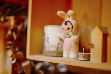 tavşan oyuncak yakın çekim