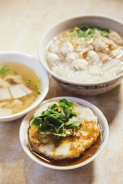 Олійний млинчик та м'ясний м'ясний суп — стокове фото