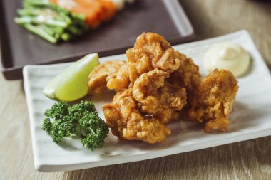 kızarmış tavuk Close-Up