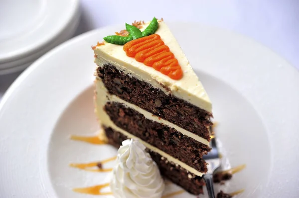 Hot melt chocolate cake — Stock Photo, Image