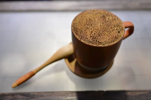 Close-up kopi karangan bunga — Stok Foto