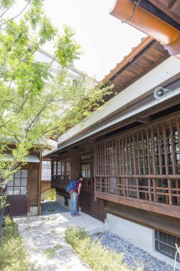 insanlar Taichung edebiyat Müzesi'nde