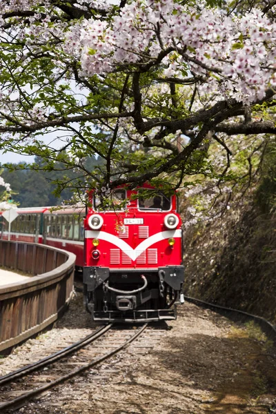 Tren rojo Push-Pull — Foto de Stock