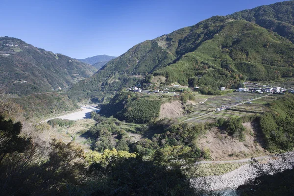 Gij Heng terrassen op de berg Nanyanjian — Stockfoto