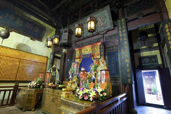 Interno del Tempio di Guan Yu — Foto Stock