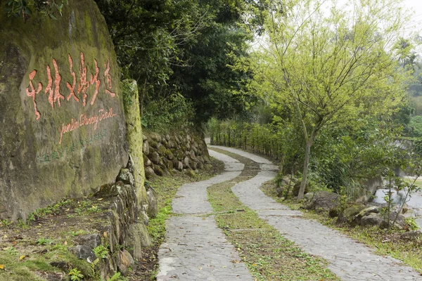 Yeşil orman yolu ile