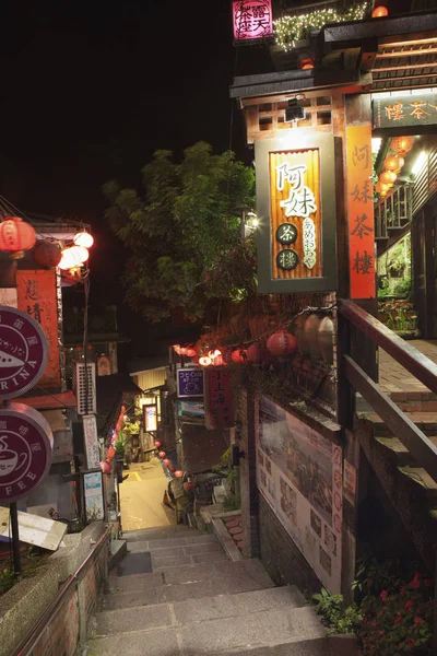 Night street in Taiwan — Stock Photo, Image