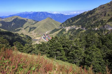 güzel Hehuanshan dağ Merkezi Tayvan