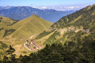 güzel Hehuanshan dağ Merkezi Tayvan