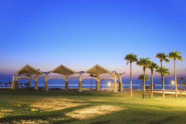 Hualien şehir Tayvan kuzey ucuna kumsalda güzel qixingtan