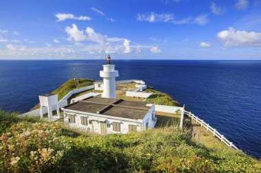 eski Qilaibi deniz feneri Hualien City, Tayvan.