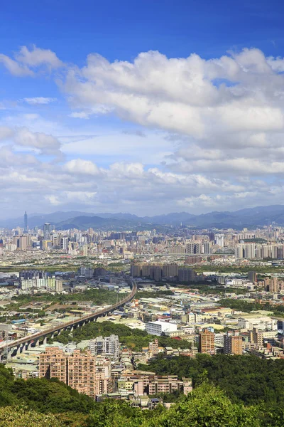 Weergave Van Gebouwen Keelung Stad Het Noordoosten Van Taiwan — Stockfoto