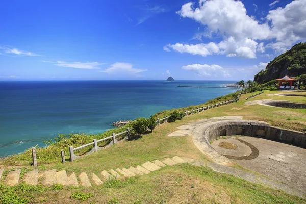 Baimiweng Fort veya Tayvan limanda Keelung kuzeybatısında kalede Holland