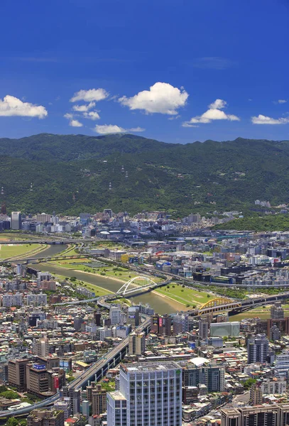 Pohled Budovy Městě Keelung Severovýchodní Části Tchaj Wanu — Stock fotografie
