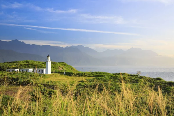 Bitoujiao deniz feneri Ruifang bölgesinde, yeni Taipei, Tayvan.