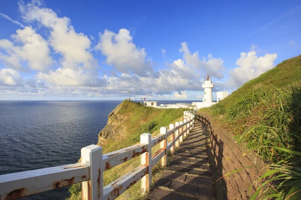 Qilaibi deniz feneri Hualien City, Hualien County, Tayvan.