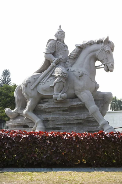 Görünüm heykel Batı Central District, Tainan City, Tayvan