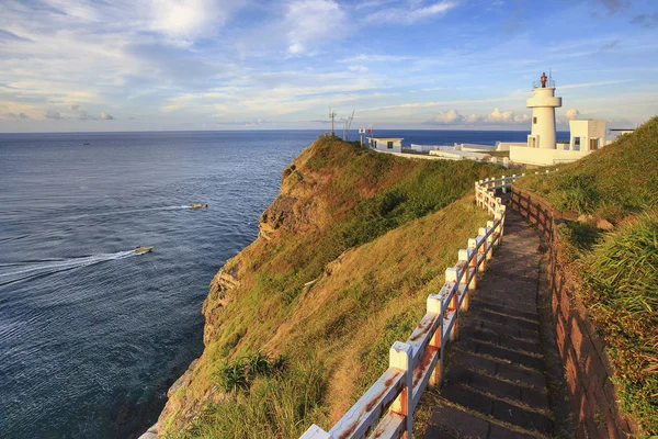 Qilaibi deniz feneri Hualien City, Hualien County, Tayvan.