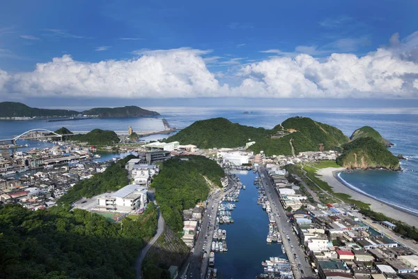 Beautiful Landscape Green Mountain River New Taipei Taiwan — Stock Photo, Image