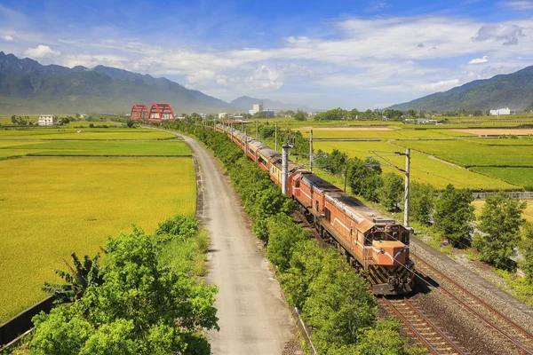 kecheng demir köprü Tayvan yeşil alan yakınındaki tren ile