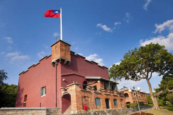 Temple Rouge Taipei Confucius Taiwan — Photo