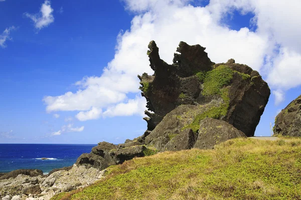 Beleza Dragon Head Rock Ilha Orquídeas Taiwan — Fotografia de Stock