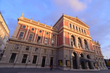 Wien 'deki Gesellschaft der Musikfreunde Manzarası