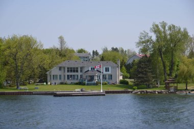 Doğal görünümünü Adaları Cruise güneşli yaz gün 