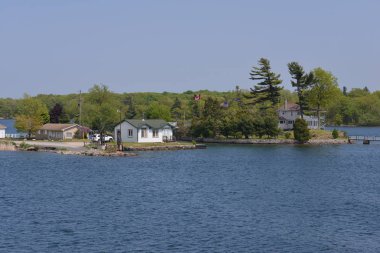 Doğal görünümünü Adaları Cruise güneşli yaz gün 