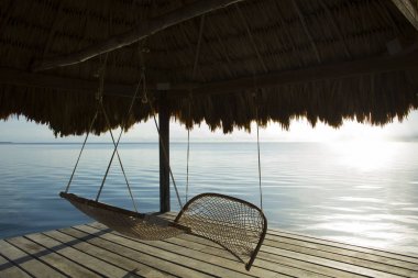 hamak El Secreto Resort San Pedro, Belize tropik yerde fotoğrafı