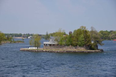 Doğal görünümünü Adaları Cruise güneşli yaz gün 
