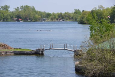 Doğal görünümünü Adaları Cruise güneşli yaz gün 