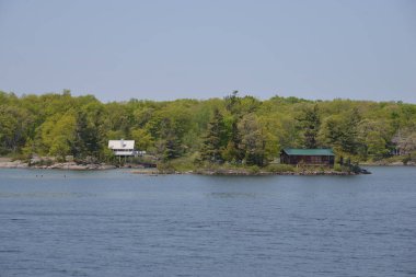 Doğal görünümünü Adaları Cruise güneşli yaz gün 