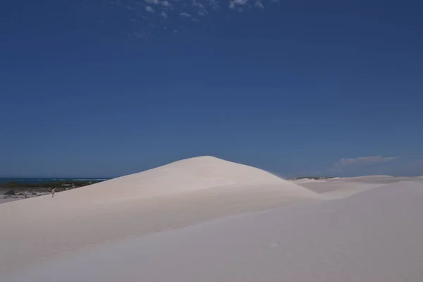 Lancelin White Sand Dunes Dans Les Pinnacles Australie Occidentale — Photo