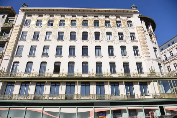 Vista Panorâmica Otto Wagner Hause — Fotografia de Stock