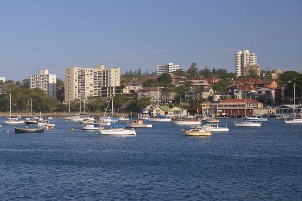 Vista Panorâmica Porto Sydney Austrália — Fotografia de Stock