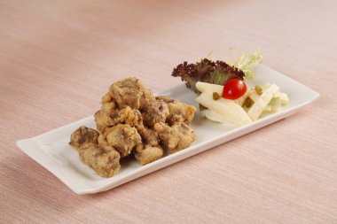 kızarmış tavuk yemeği, yakından görmek 