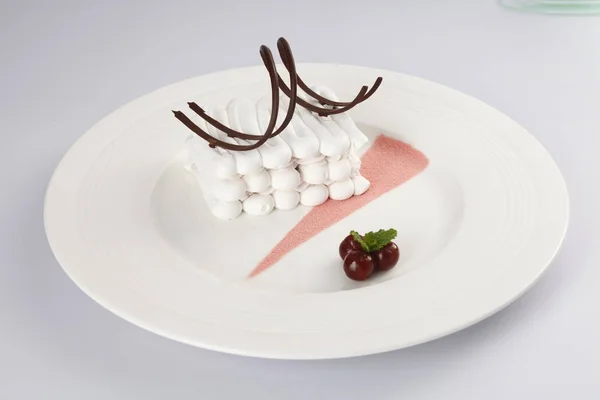 Närbild Läcker Dessert Bordet — Stockfoto