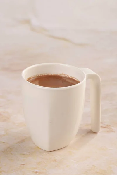 Savoureux Chocolat Chaud Vue Rapprochée — Photo