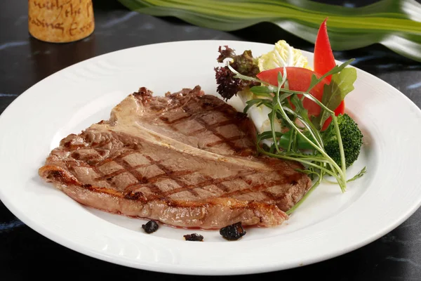 Fried Bone Steak Stock Image