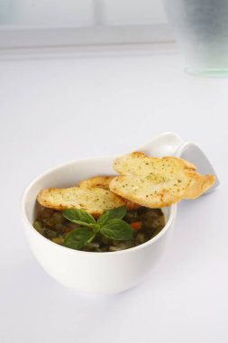 lezzetli sarımsaklı ekmek, yakından görmek 