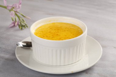 lezzetli Fransız puding, yakından görmek