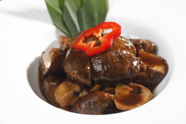 Yemeğimi mantar, yakından görmek 