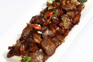 sığır eti tendon plaka, yakından görmek 