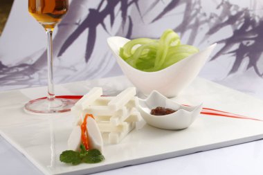 lezzetli Çin yam, yakından görmek 