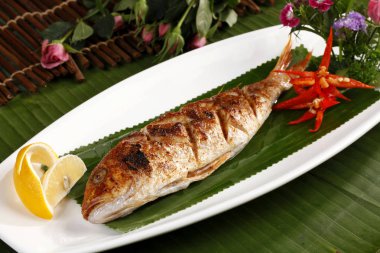 plaka, yakından görmek üzerinde füme saurel 