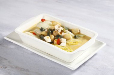 Bebek lahana beyaz kase haşlanmış bitki suyu